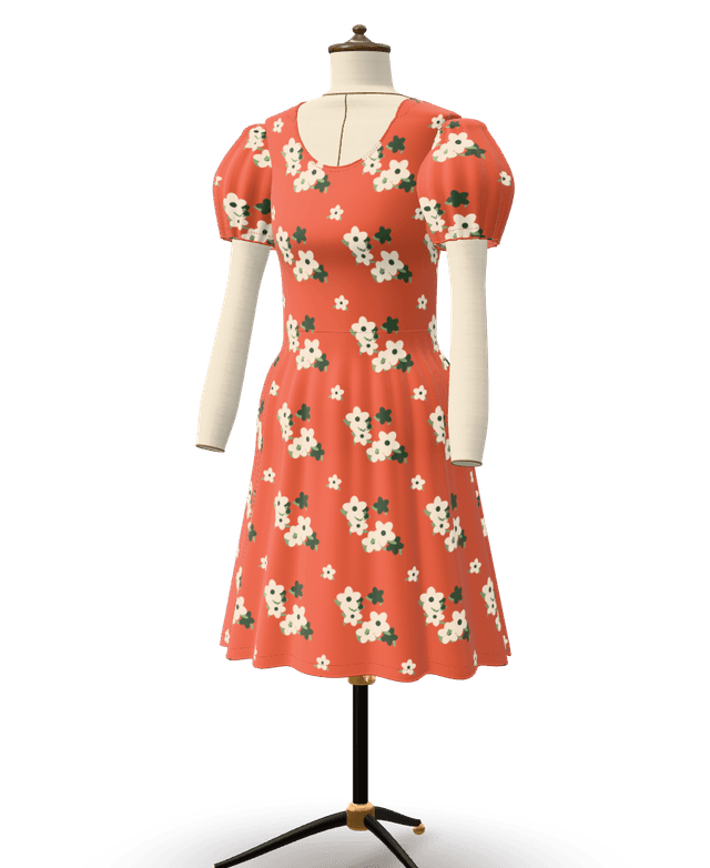 Fit-and-flare dress
