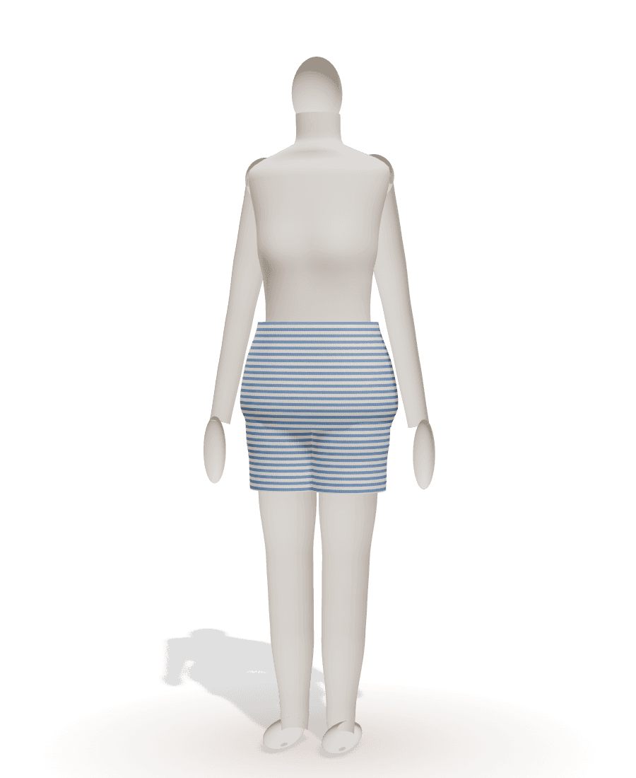 Korte broek met elastiek